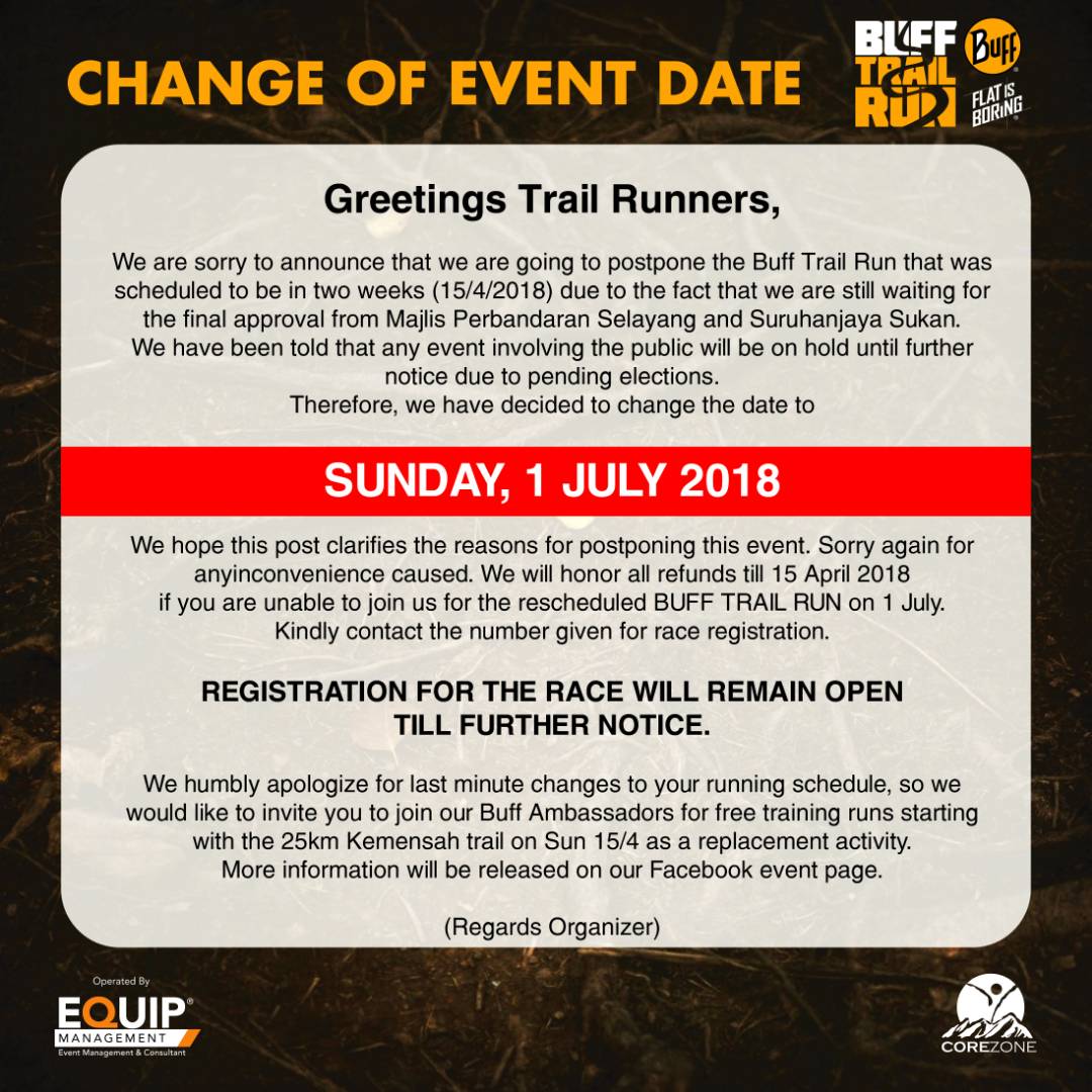Buff Trail Run 2018 